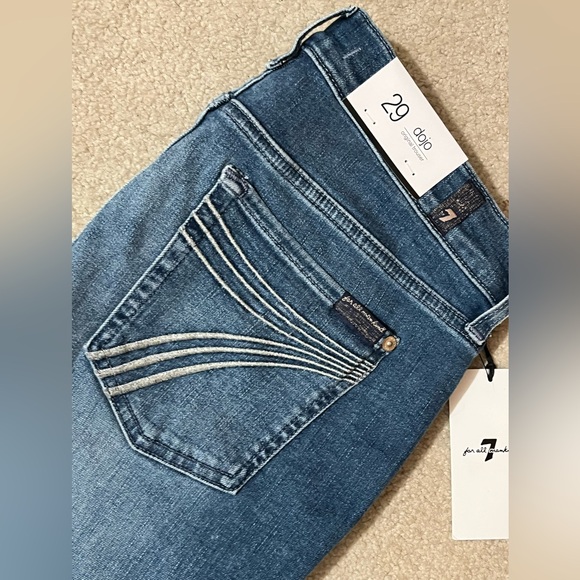 Seven for all Mankind Dojo Denim Jeans Size 29 - Picture 2 of 6